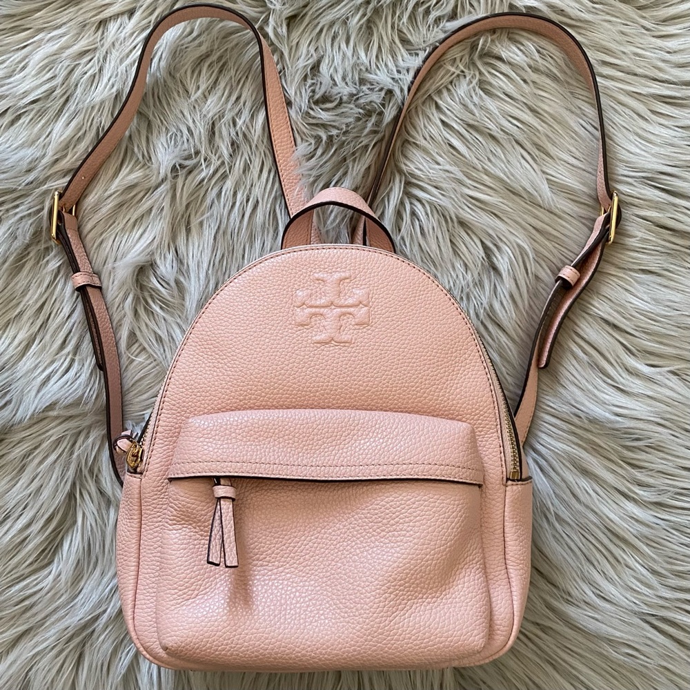 TORY BURCH Thea Mini Backpack in Pink Quartz